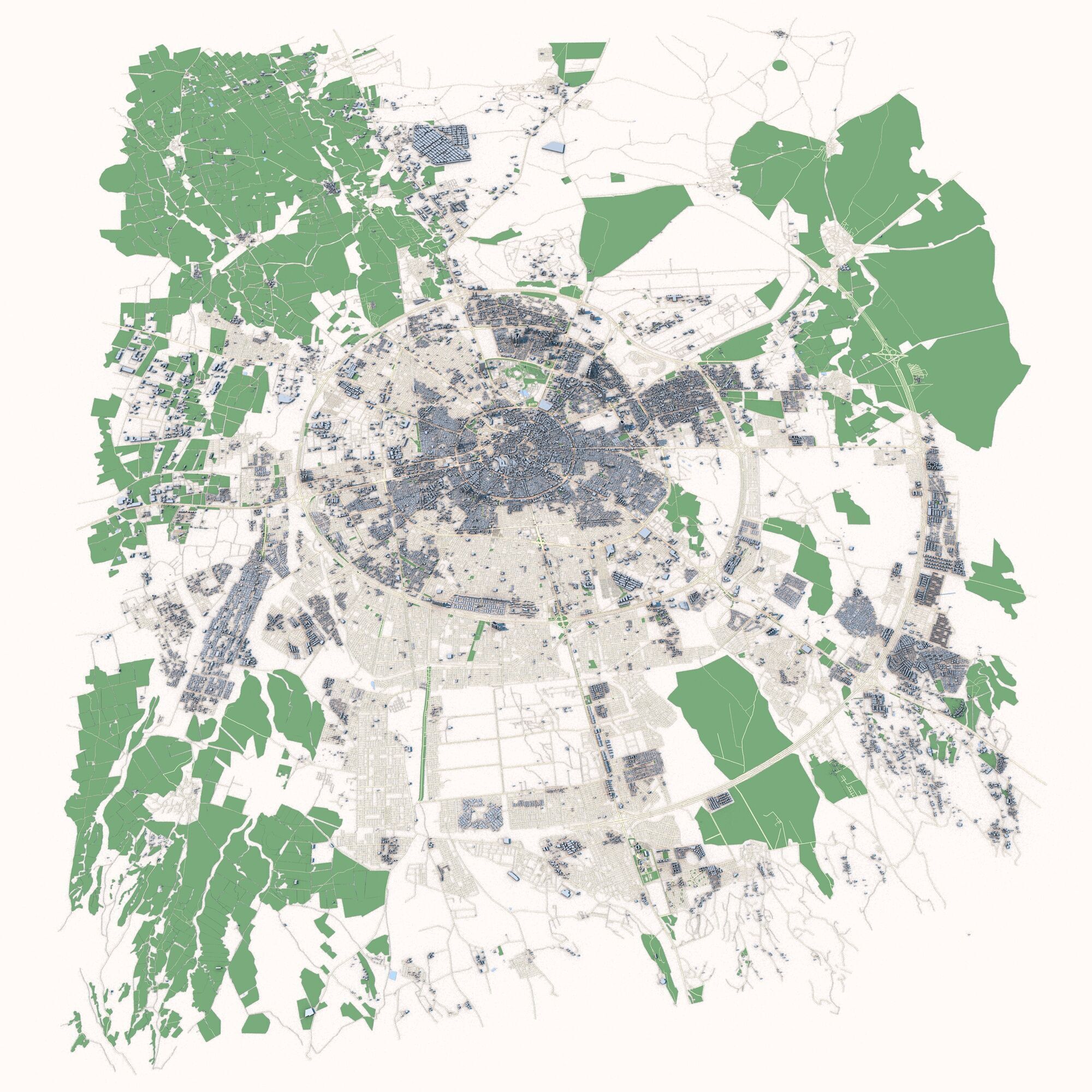 Erbil City Iraqi Kurdistan 3D model_1
