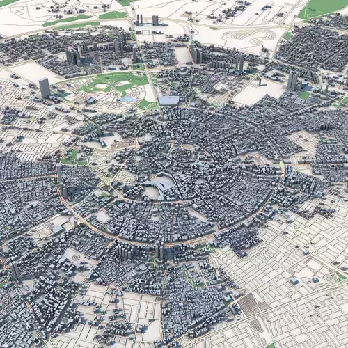 Erbil City Iraqi Kurdistan 3D model