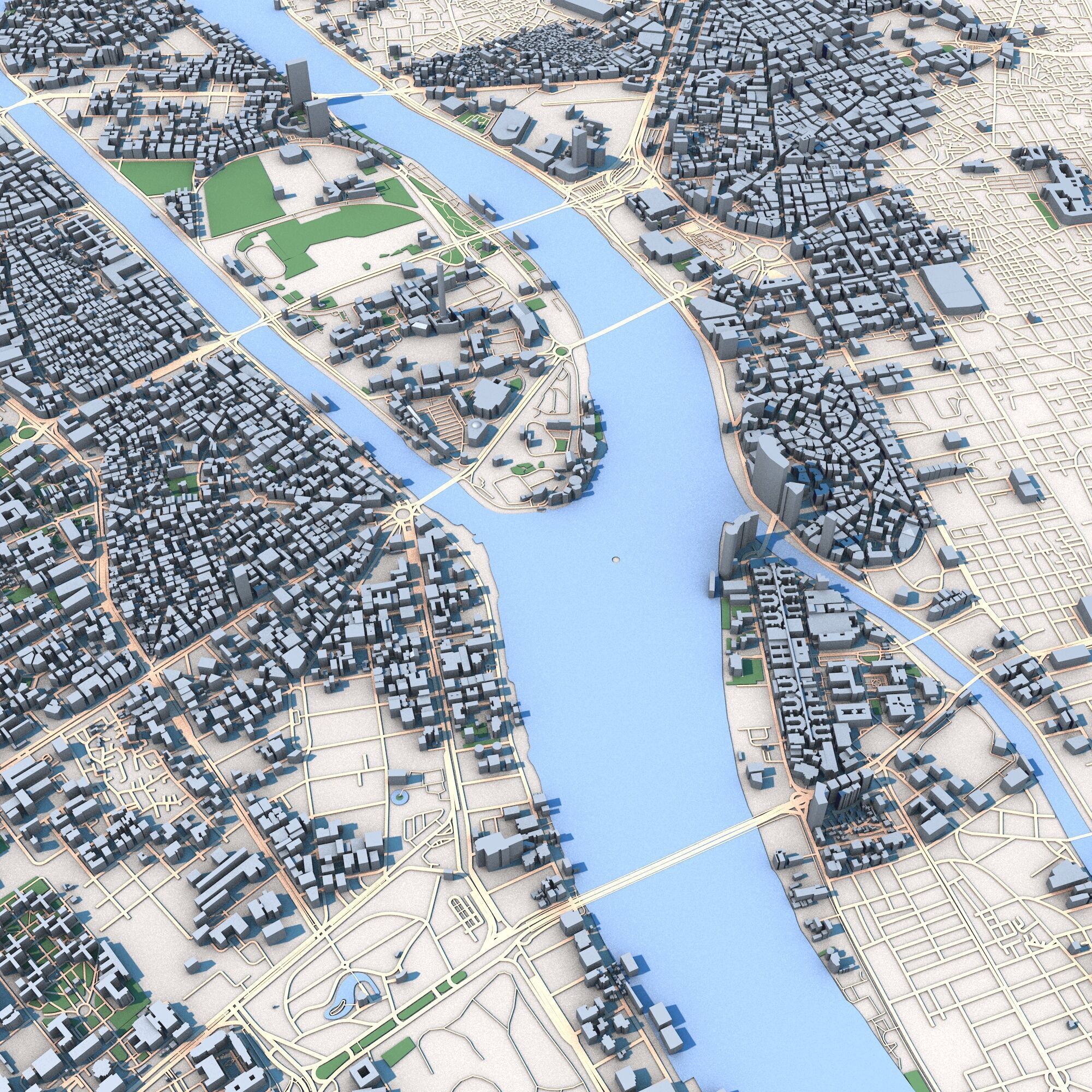 Cairo City Egypt 3D model_7