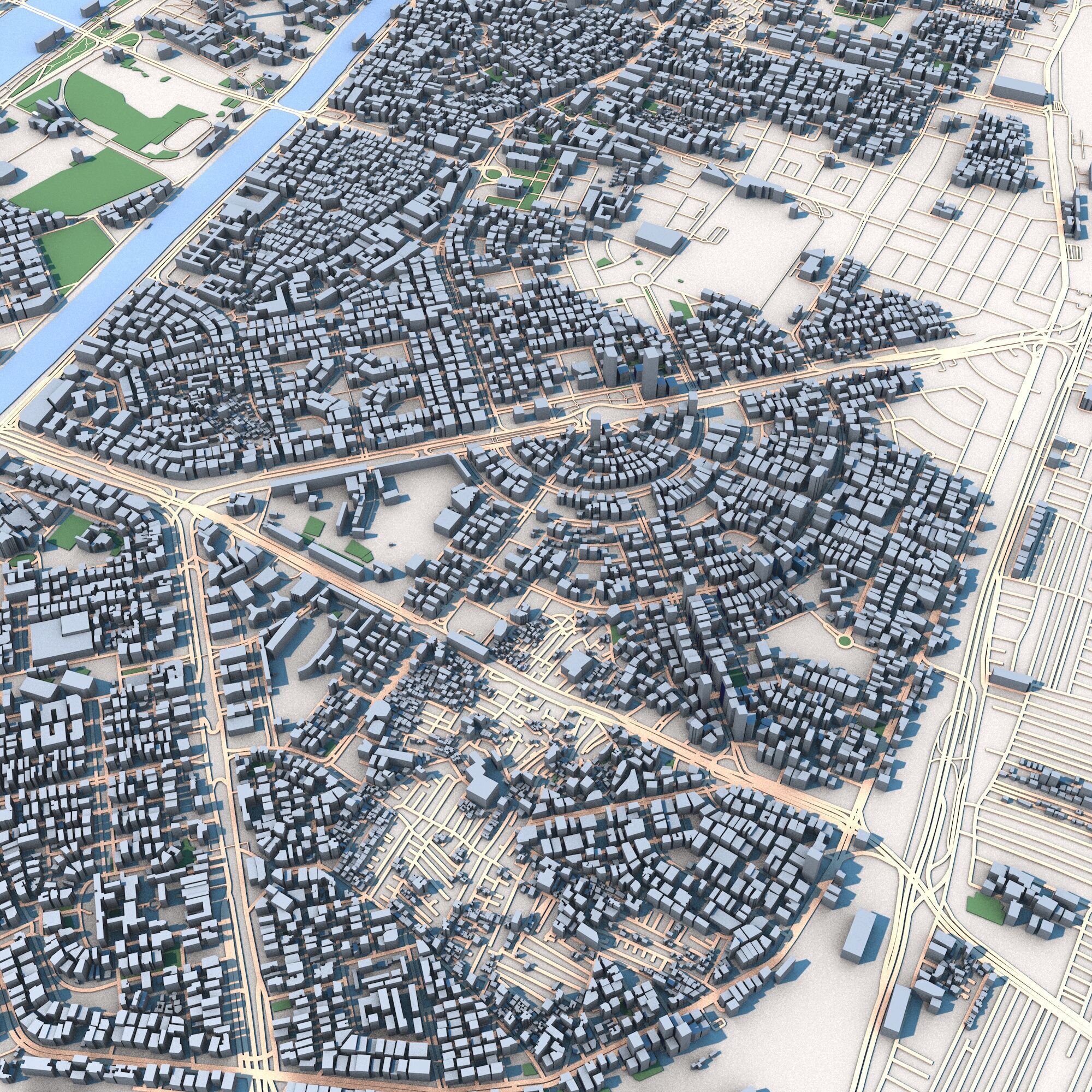 Cairo City Egypt 3D model_5