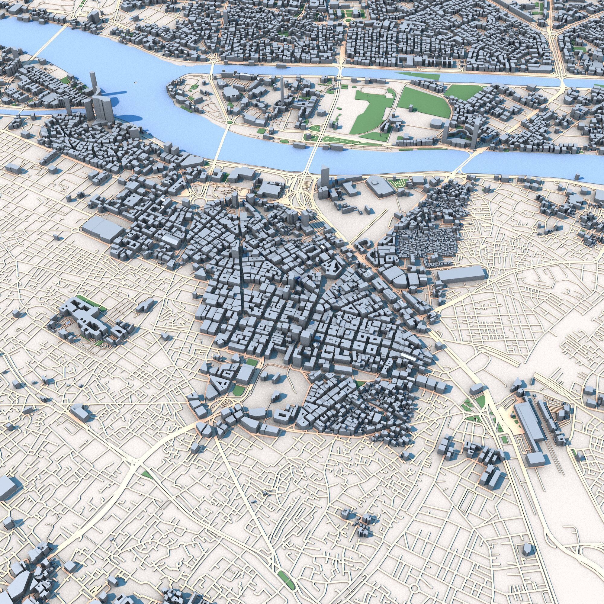 Cairo City Egypt 3D model_3