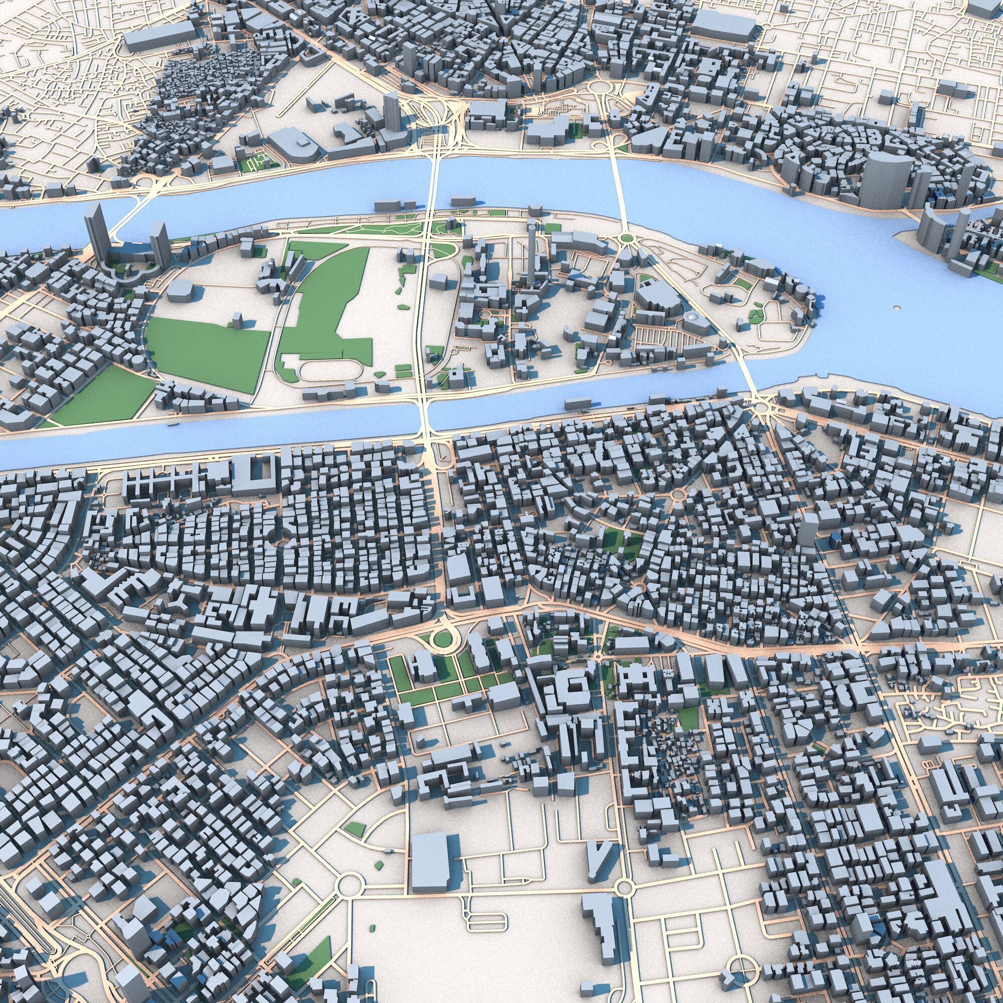 Cairo City Egypt 3D model_6