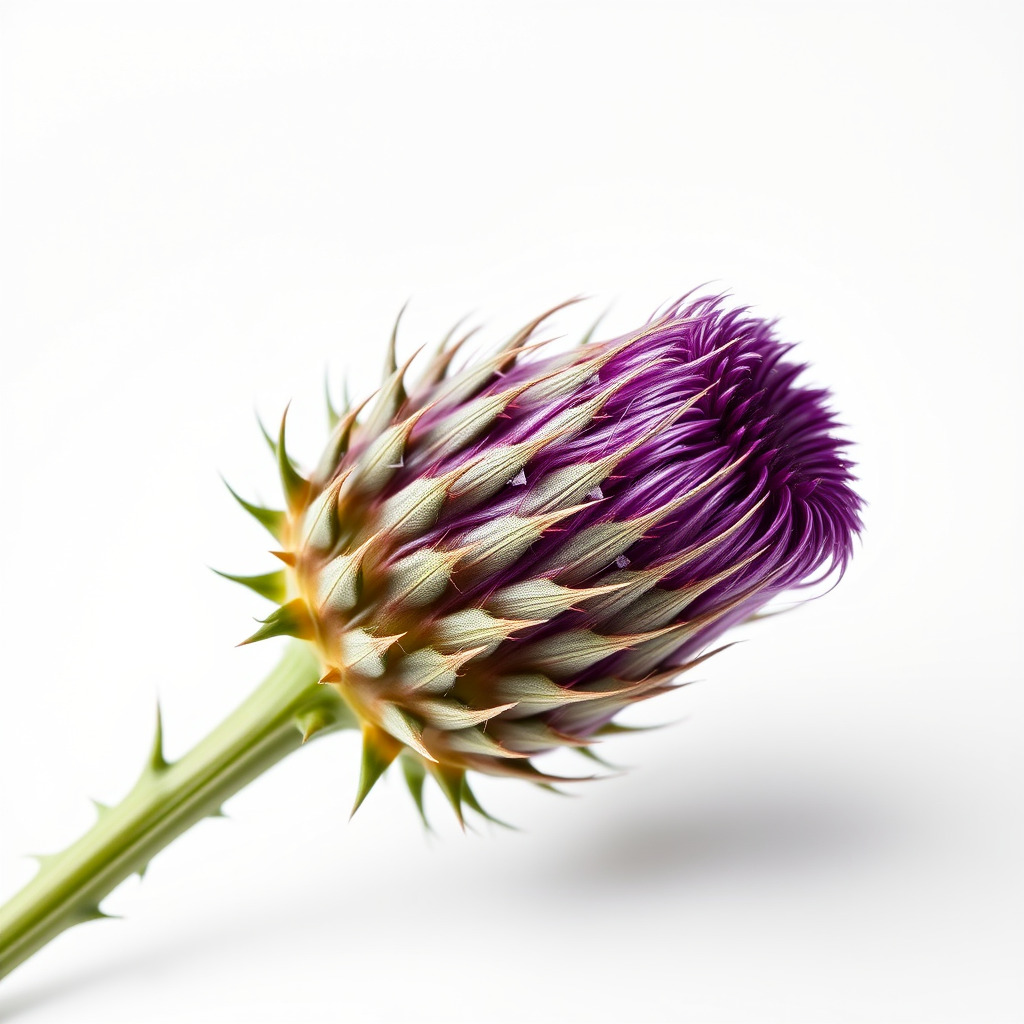 Thistle Flower with Detailed Textures Model Pack Low-poly 3D model_4