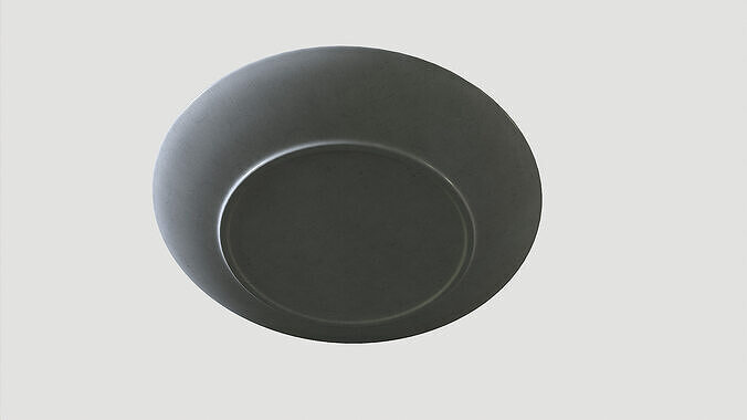 Food In a plate 1 Low-poly 3D model 5