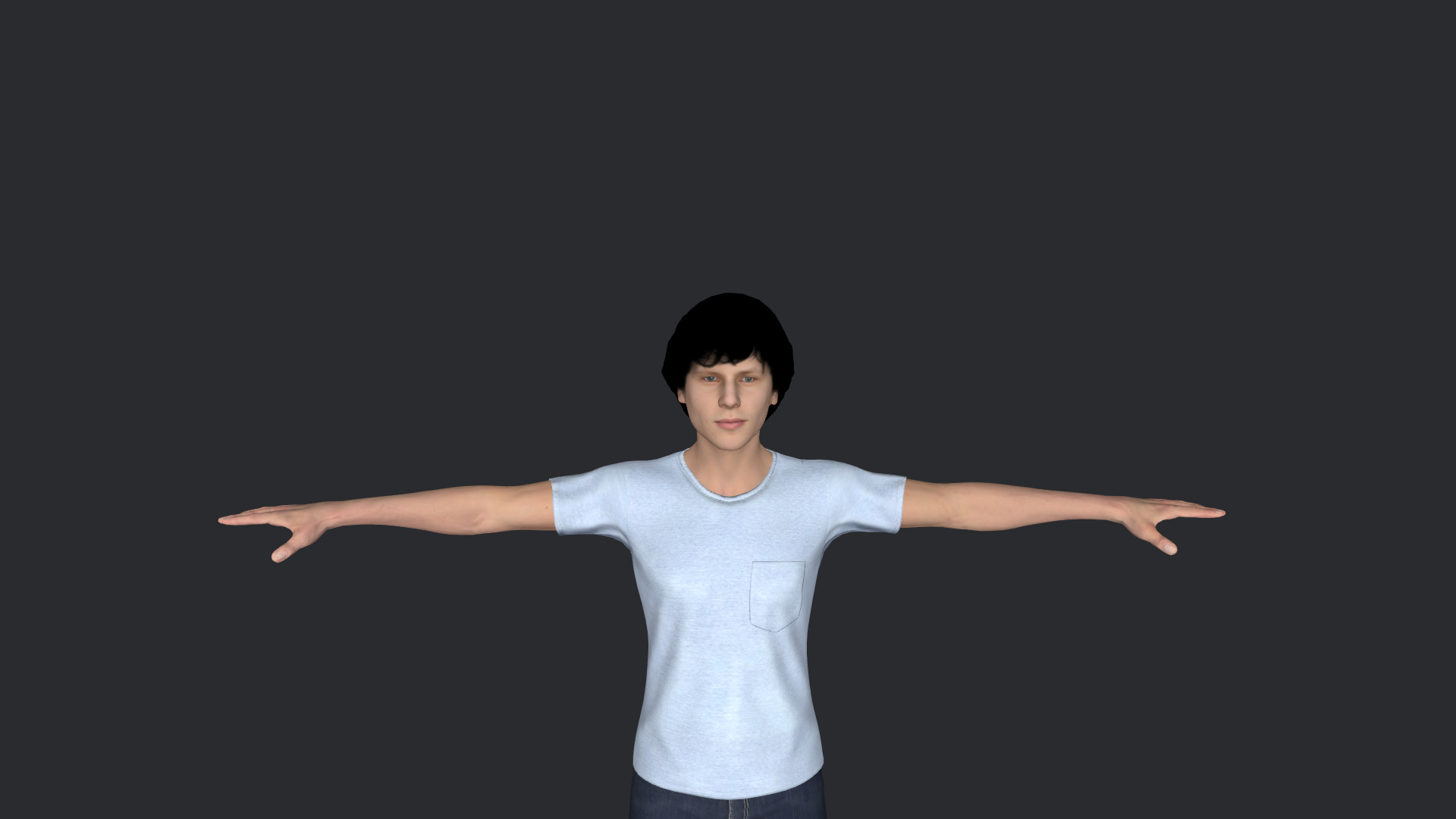 Jesse Eisenberg Hyper Realistic Full Body Rigged 3D Character 3D model_27