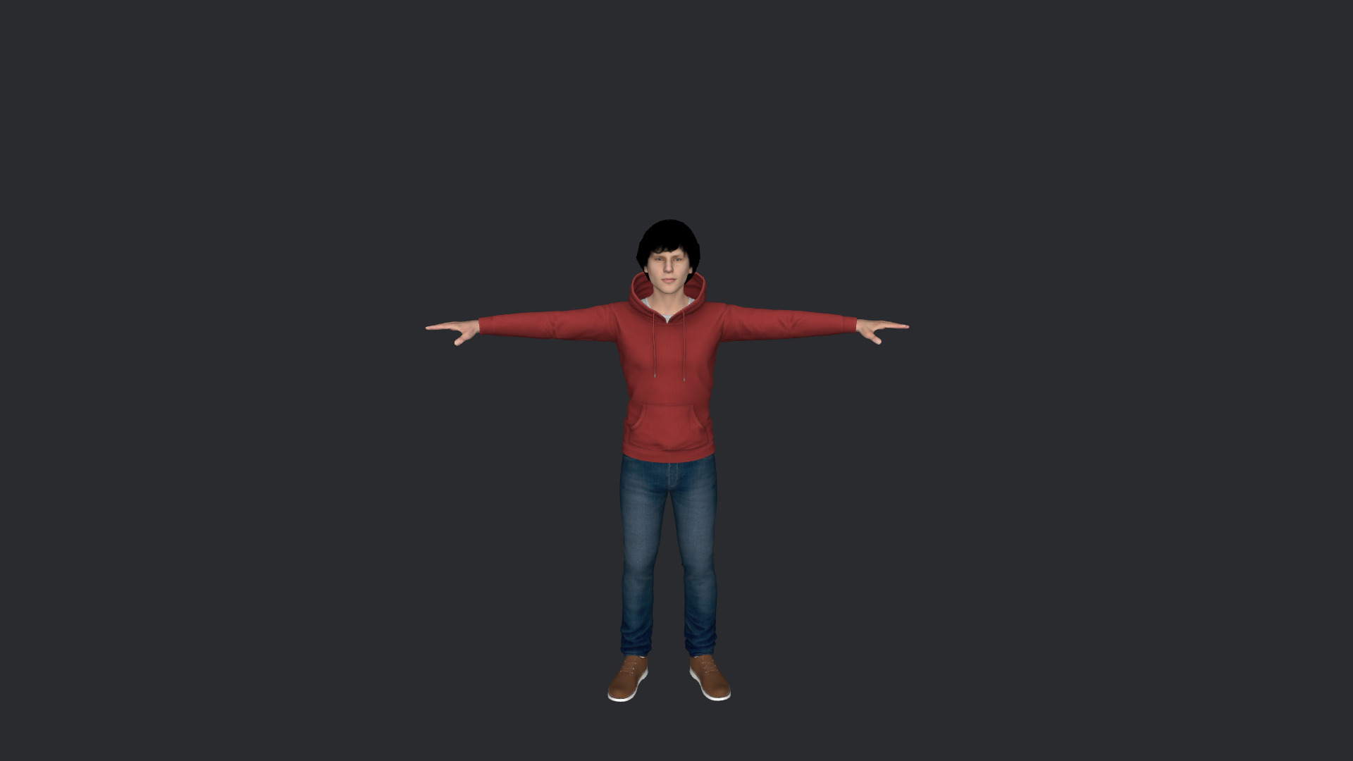 Jesse Eisenberg Hyper Realistic Full Body Rigged 3D Character 3D model_10