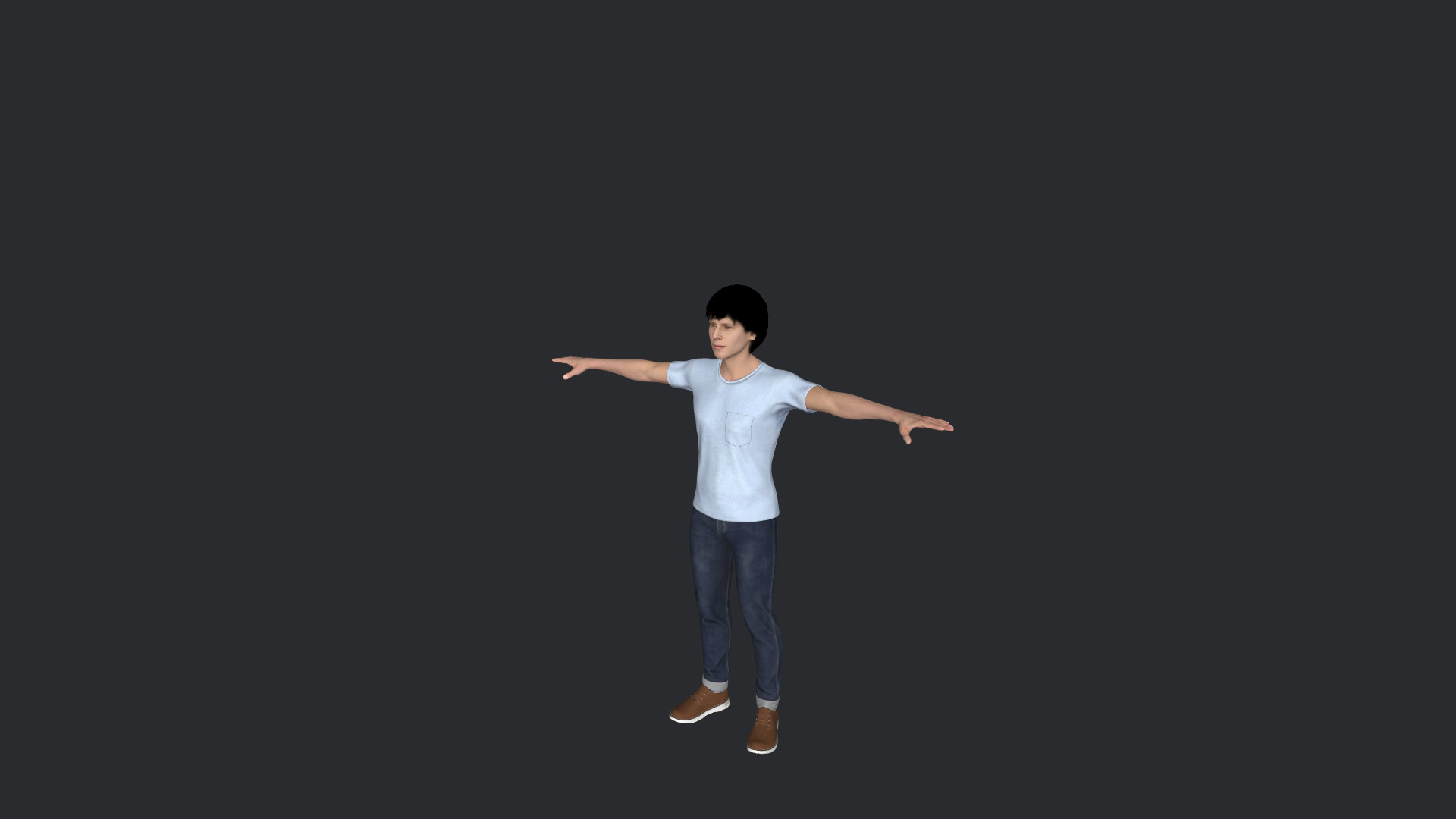 Jesse Eisenberg Hyper Realistic Full Body Rigged 3D Character 3D model_29