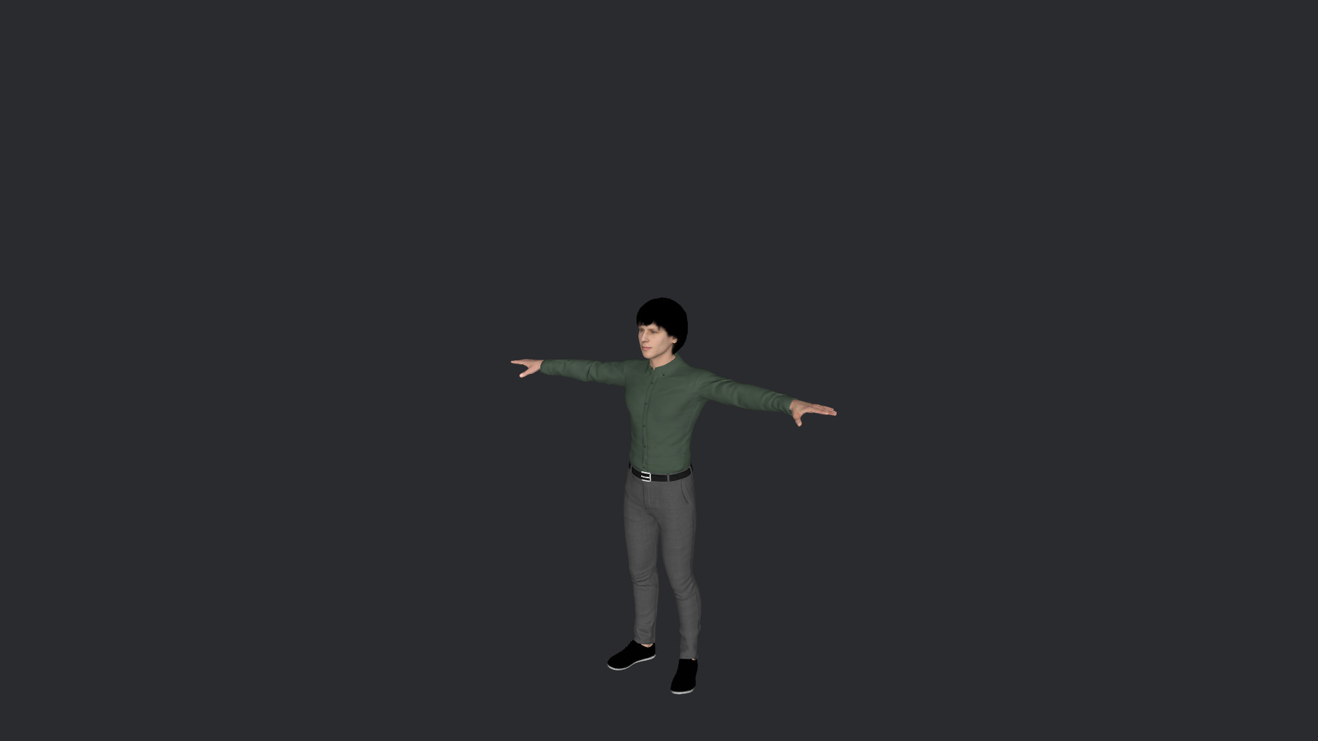 Jesse Eisenberg Hyper Realistic Full Body Rigged 3D Character 3D model_5
