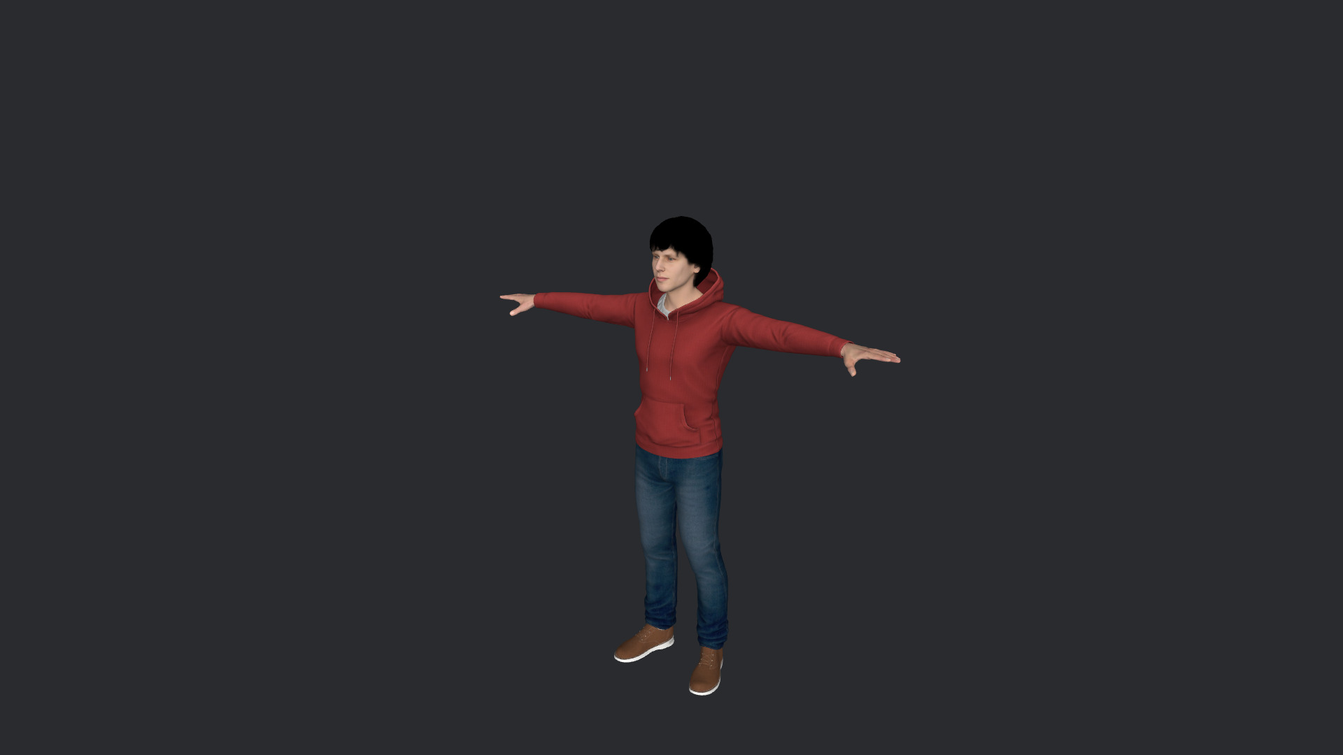 Jesse Eisenberg Hyper Realistic Full Body Rigged 3D Character 3D model_11