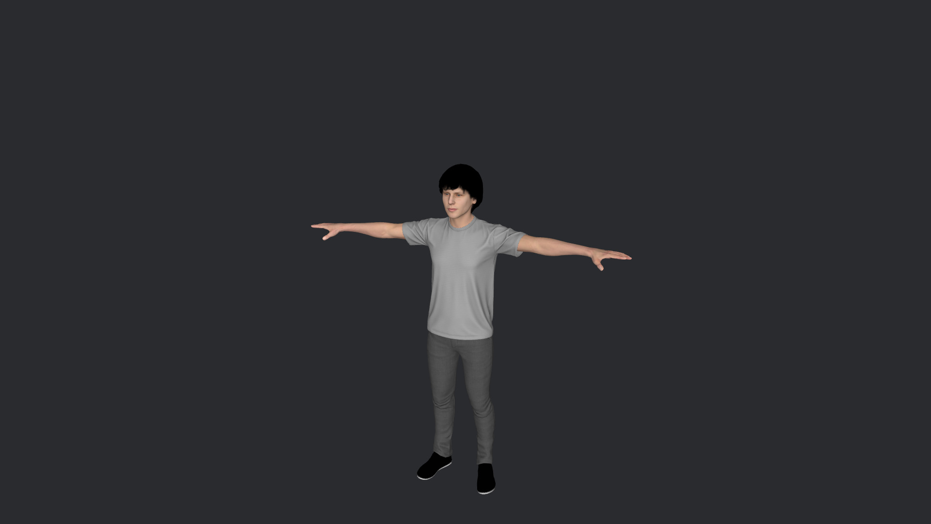 Jesse Eisenberg Hyper Realistic Full Body Rigged 3D Character 3D model_21