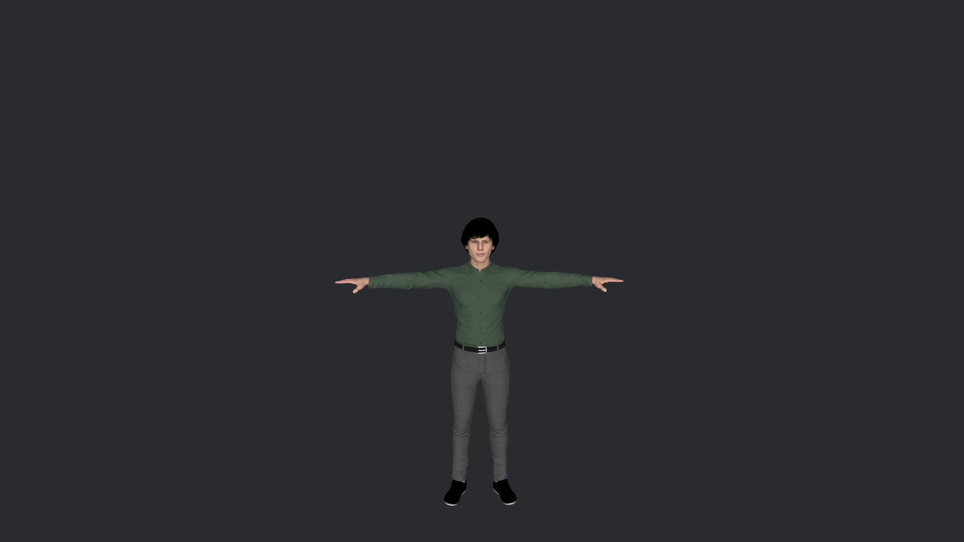 Jesse Eisenberg Hyper Realistic Full Body Rigged 3D Character 3D model_4
