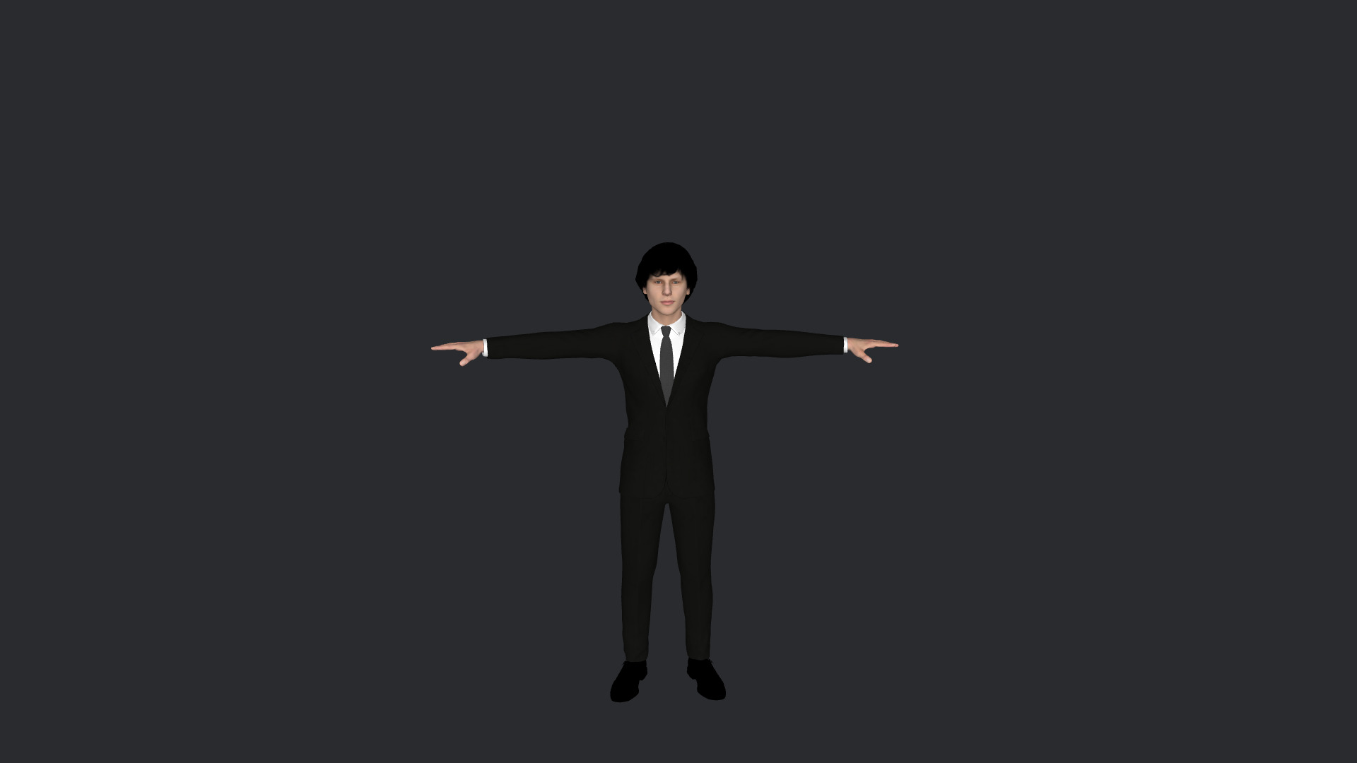 Jesse Eisenberg Hyper Realistic Full Body Rigged 3D Character 3D model_22