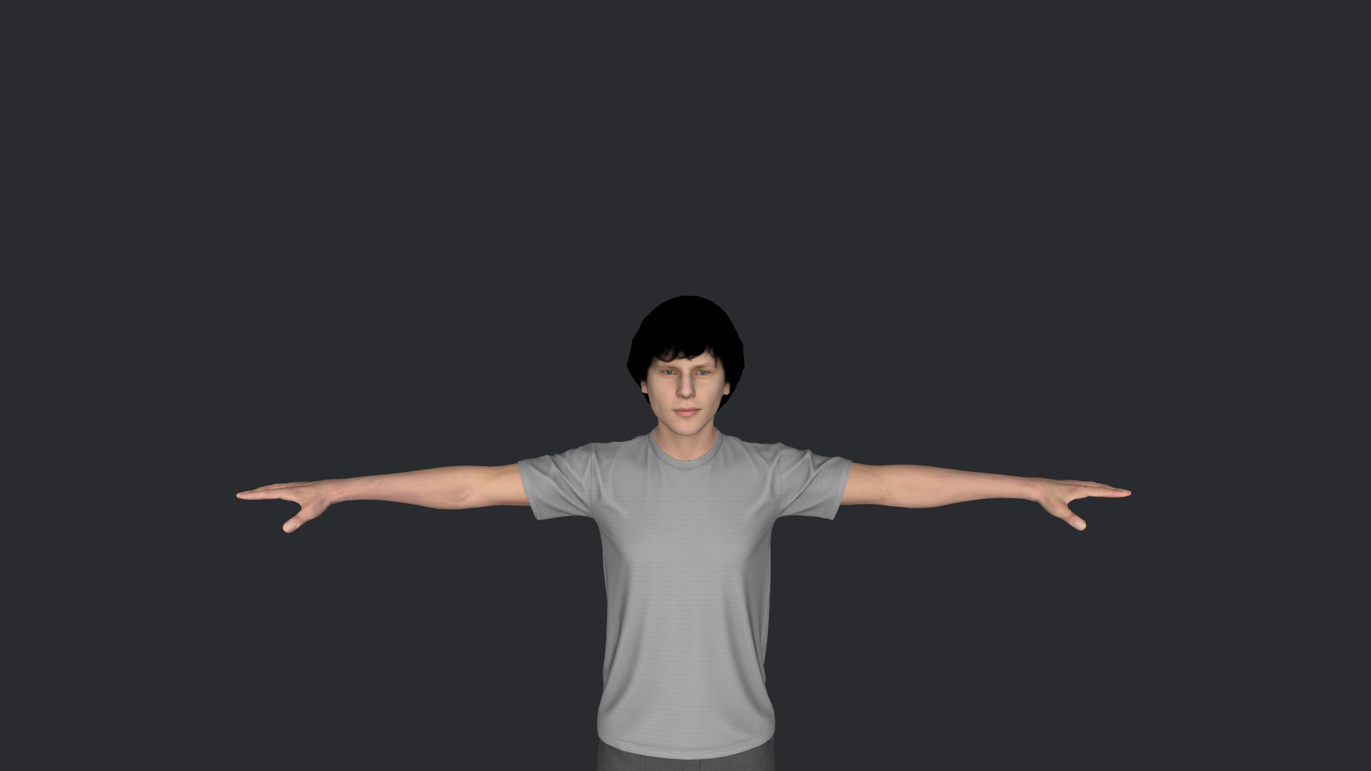 Jesse Eisenberg Hyper Realistic Full Body Rigged 3D Character 3D model_19