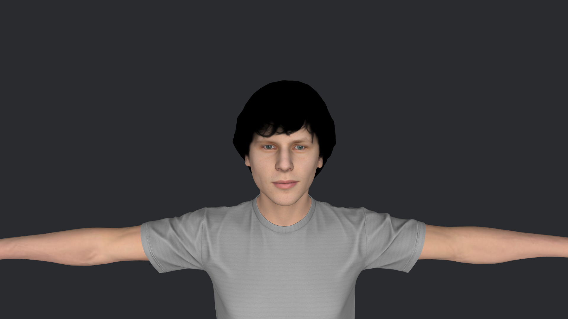 Jesse Eisenberg Hyper Realistic Full Body Rigged 3D Character 3D model_18