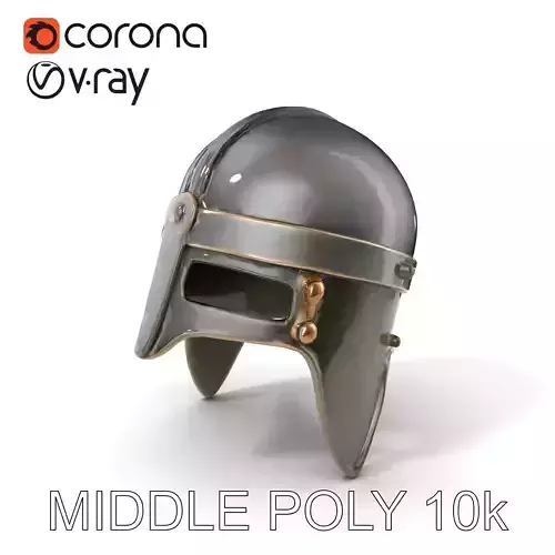 Medieval Nasal Helm Armor model pack