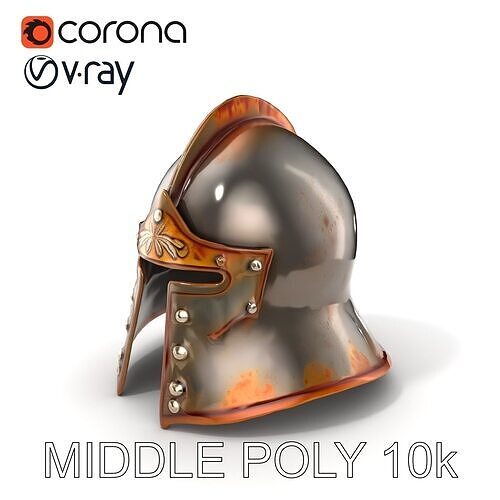 Chapel de Fer Historical Helmet model pack Low-poly 3D model