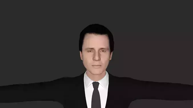 Jim Carrey Hyper Realistic Full Body Fully Rigged 3D Character