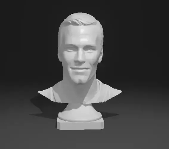 Tom Brady American Football Champion Portrait 3D print model