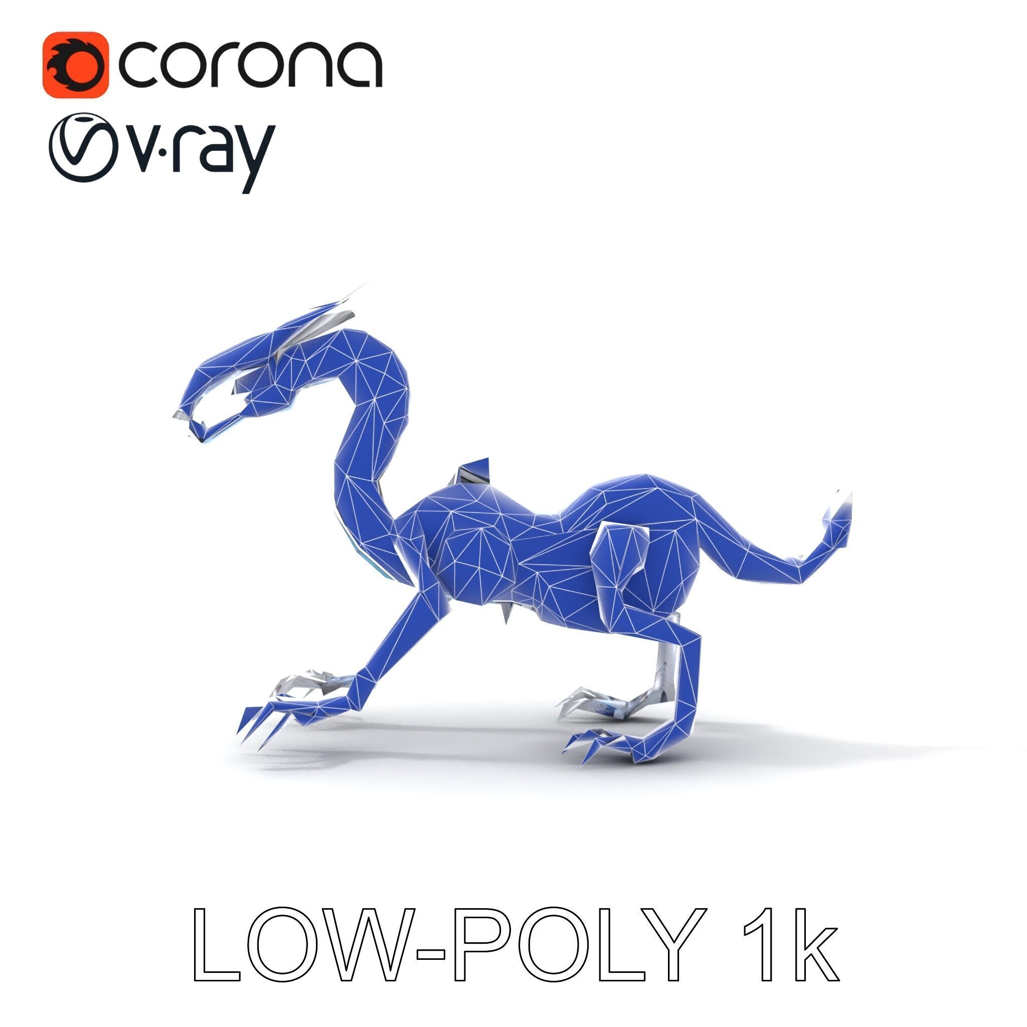 Futuristic Mechanized Serpent model pack Low-poly 3D model_31