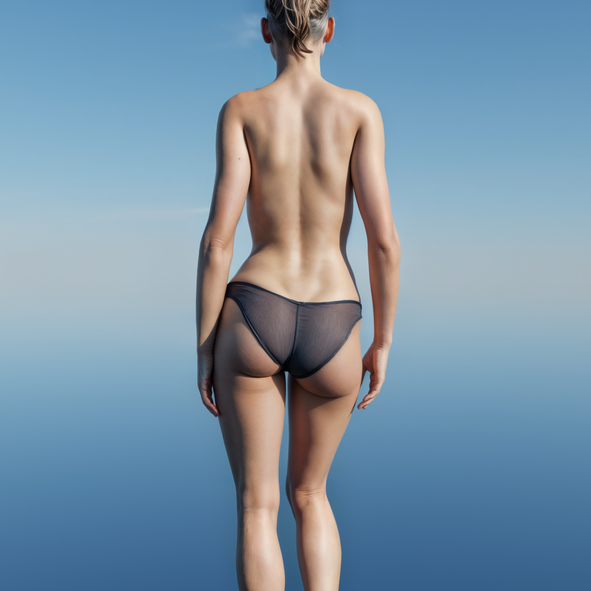 Amelia - Futuristic Female 3D Model Low-poly 3D model_3