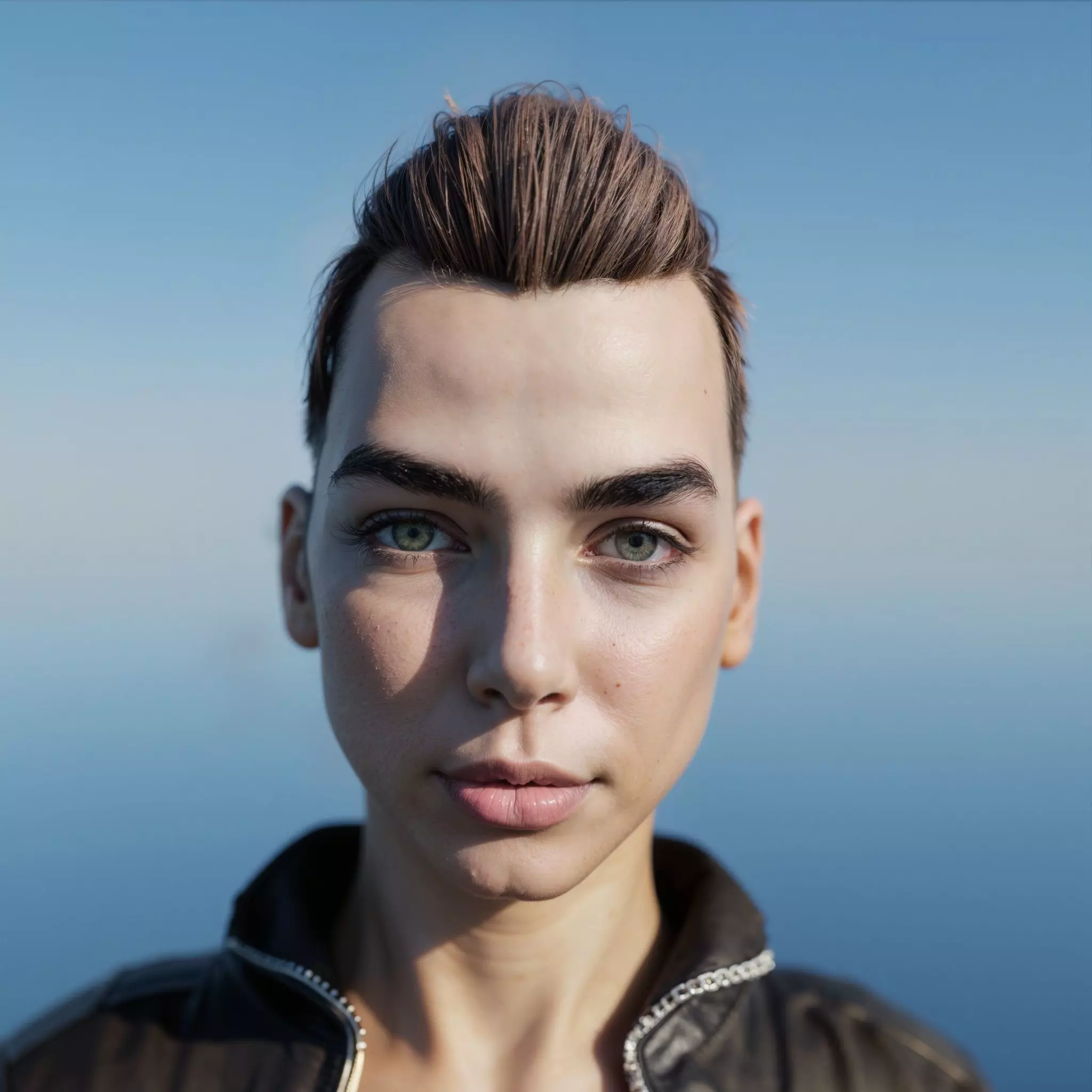 Amelia - Futuristic Female 3D Model Low-poly 3D model_0