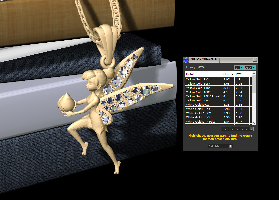 Tinkerbell Stuck in Keyhole 3D print model 3D print model_2