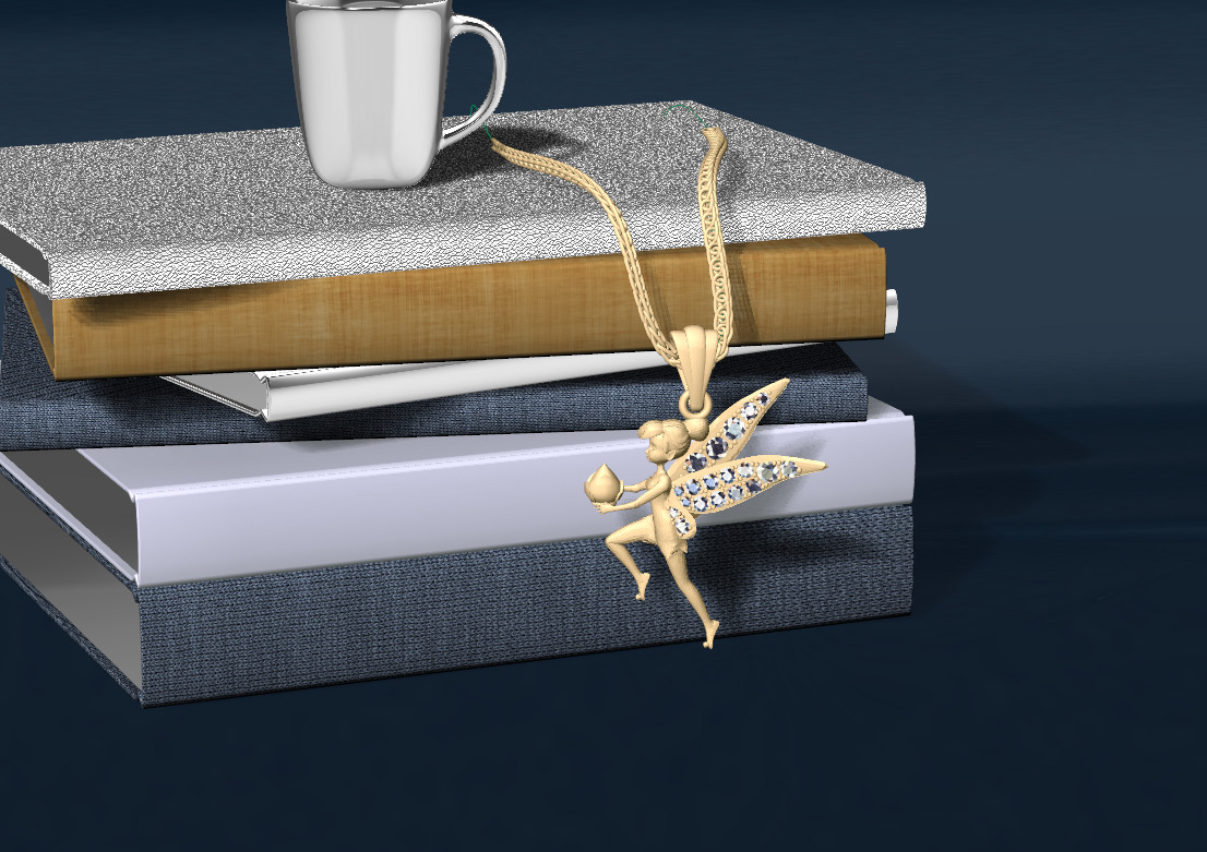 Tinkerbell Stuck in Keyhole 3D print model 3D print model_9