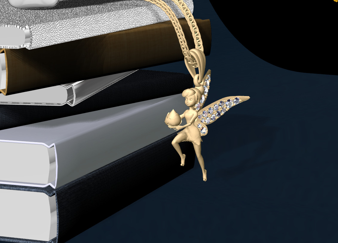 Tinkerbell Stuck in Keyhole 3D print model 3D print model_8