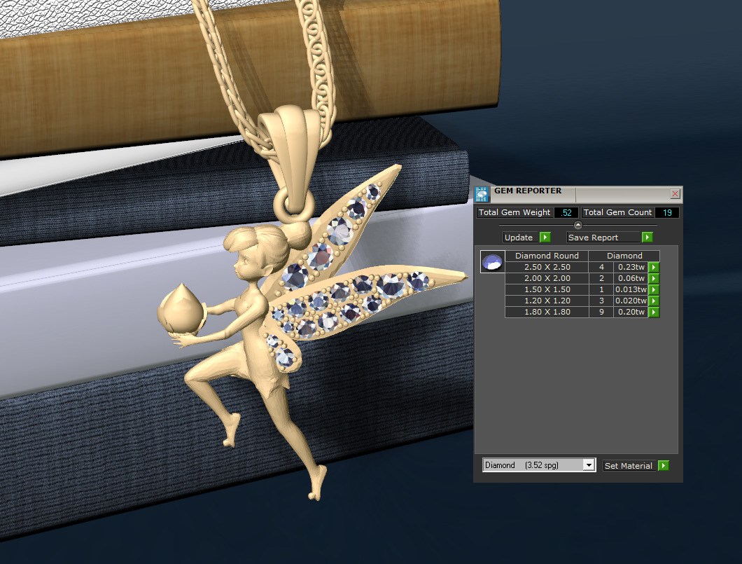 Tinkerbell Stuck in Keyhole 3D print model 3D print model_1