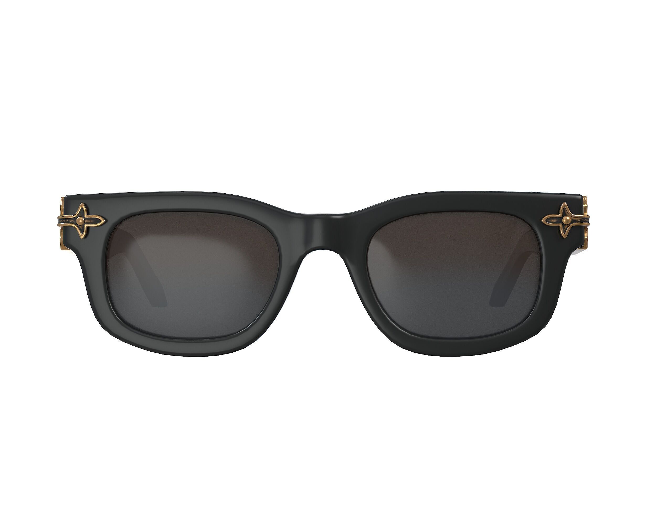 Louis Vuitton LV Arabesque Sunglasses Low-poly 3D model_6
