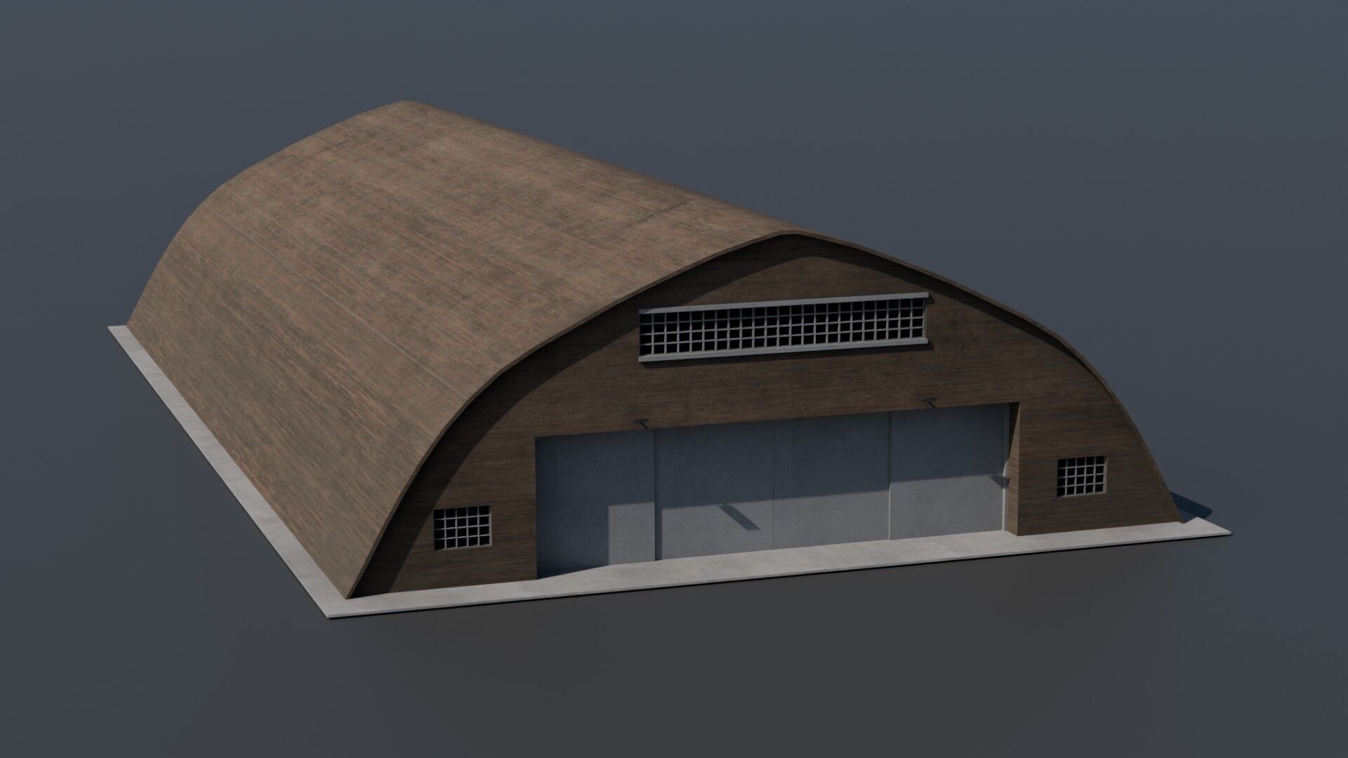 Hangar Pack Low-poly 3D model_22