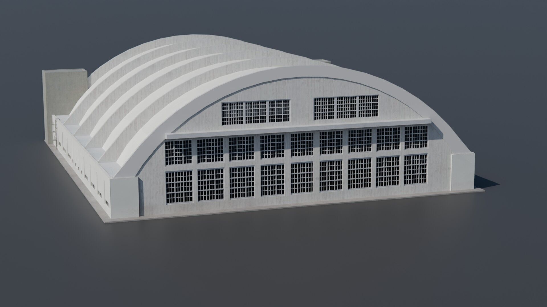 Hangar Pack Low-poly 3D model_2