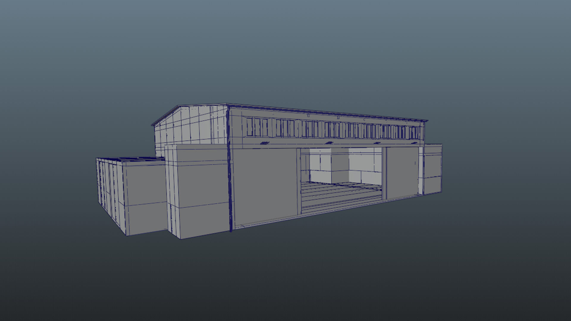 Hangar Pack Low-poly 3D model_45