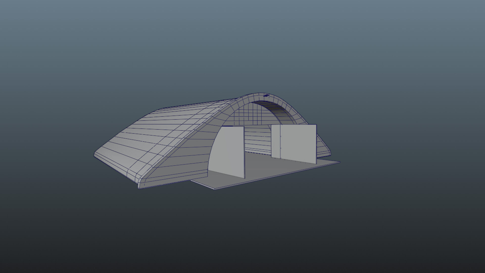 Hangar Pack Low-poly 3D model_66