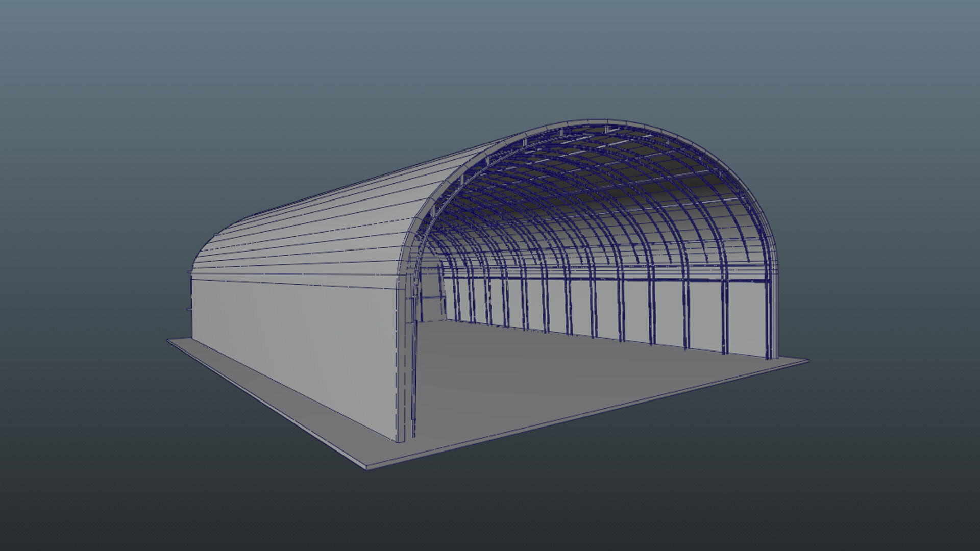 Hangar Pack Low-poly 3D model_40