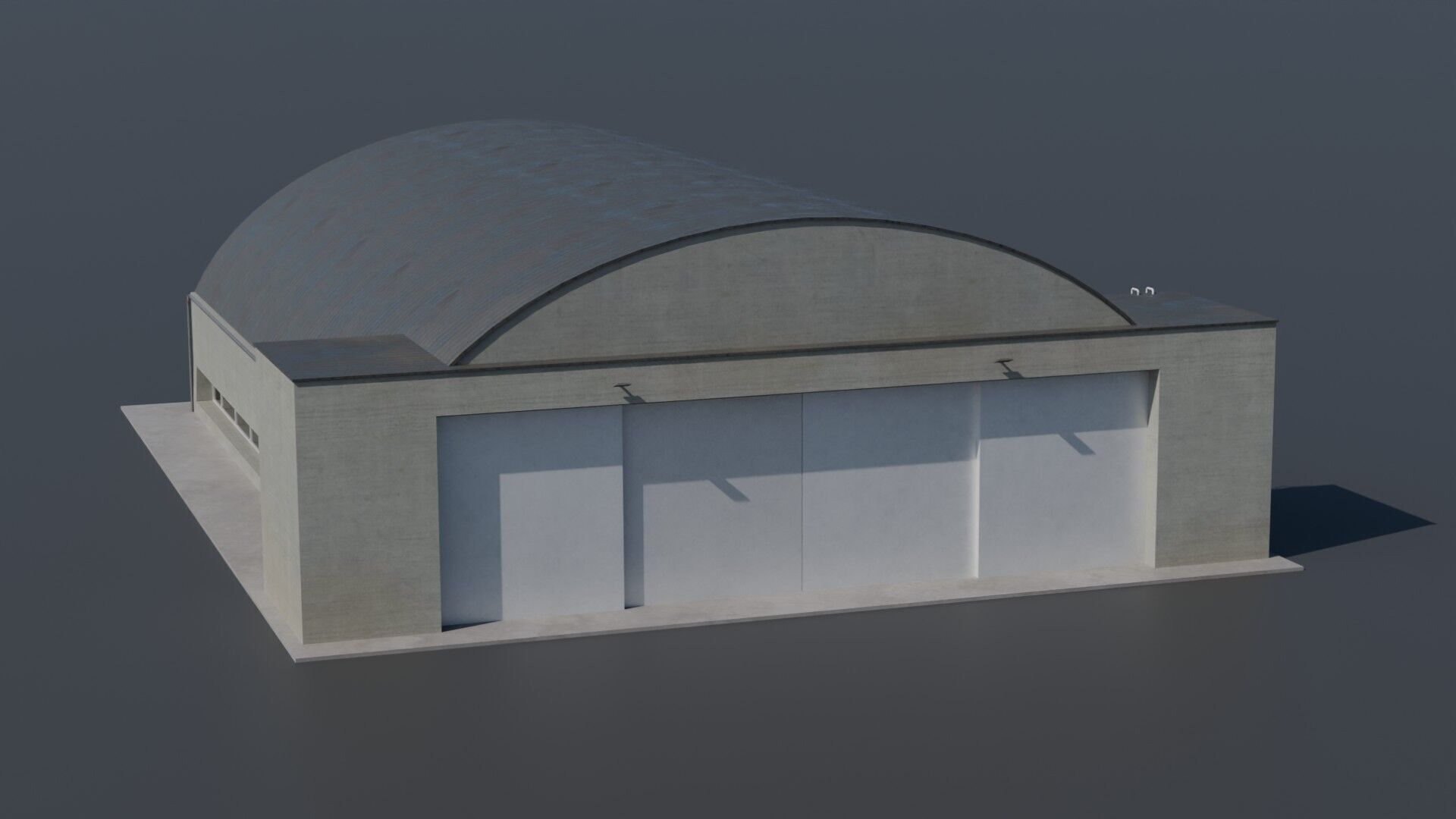 Hangar Pack Low-poly 3D model_27