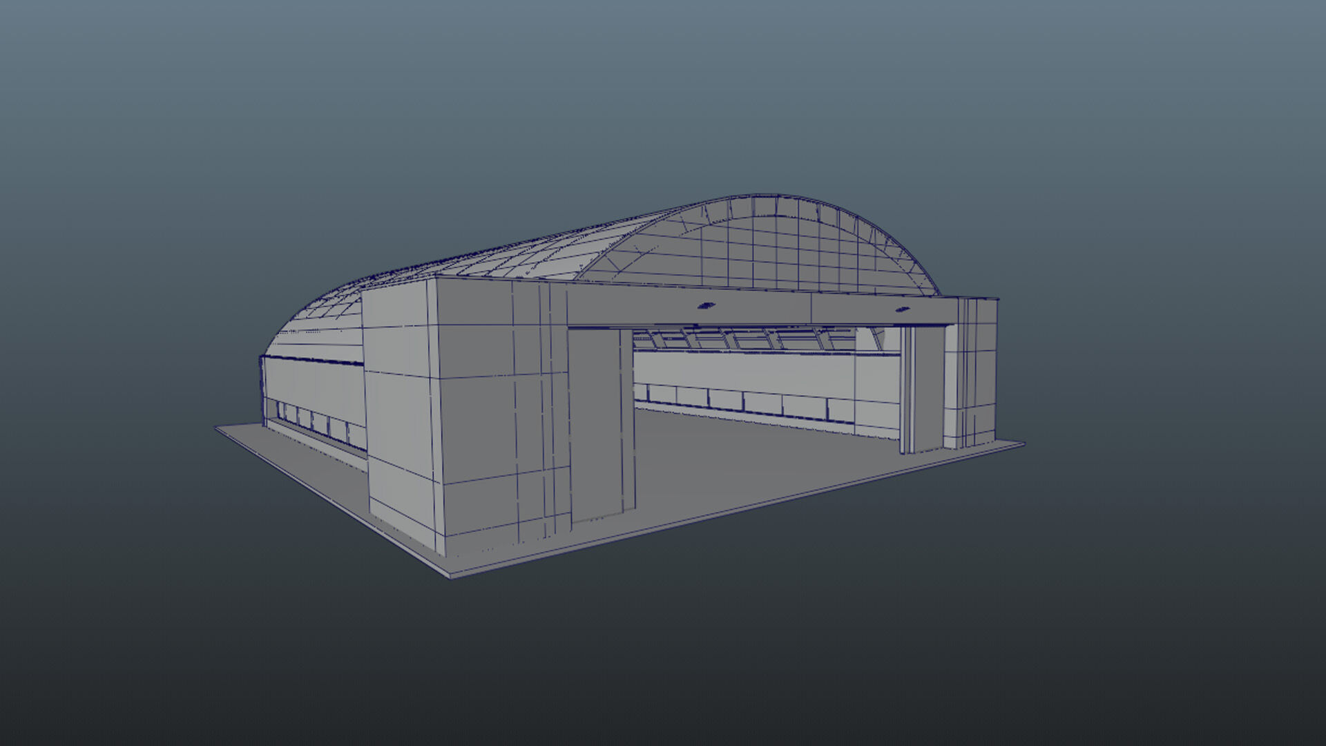 Hangar Pack Low-poly 3D model_32