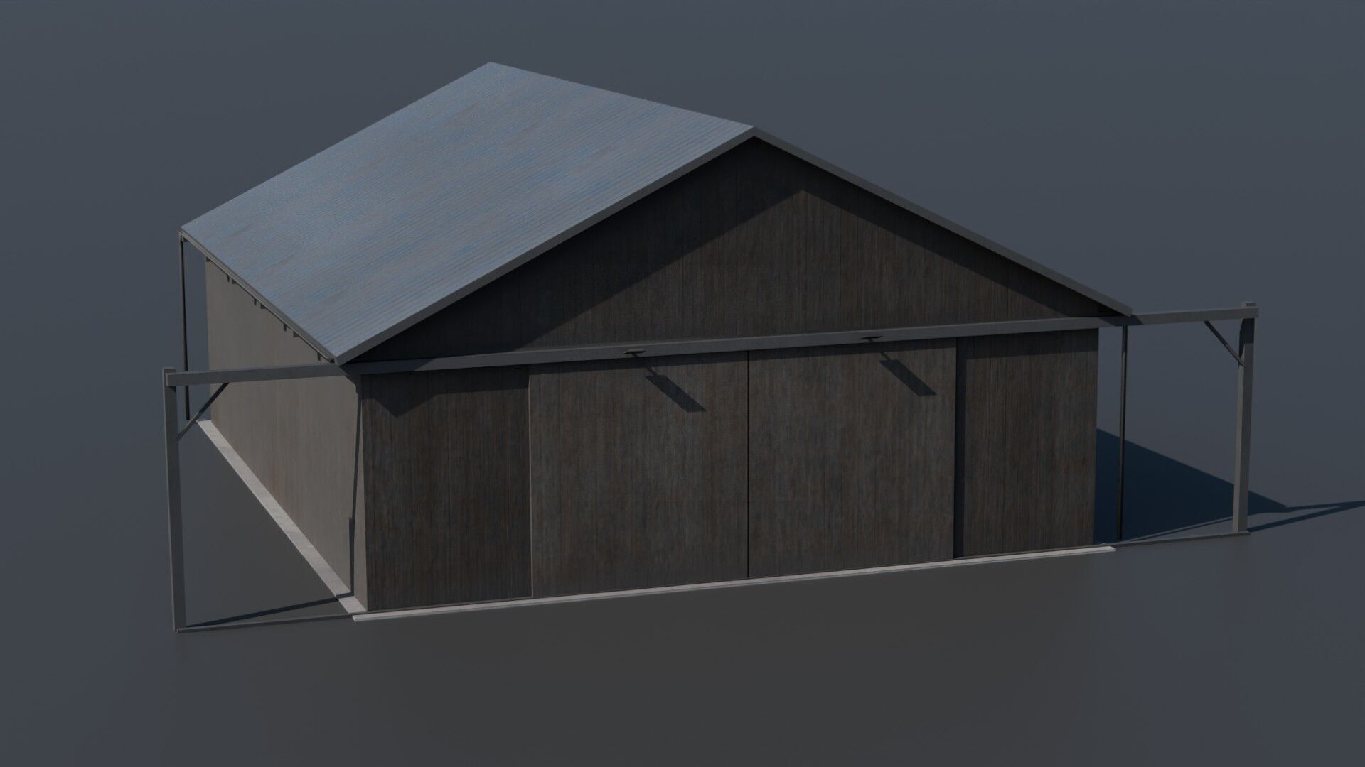 Hangar Pack Low-poly 3D model_51