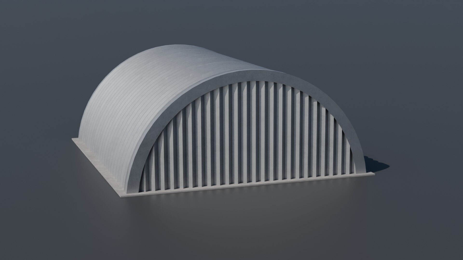 Hangar Pack Low-poly 3D model_7