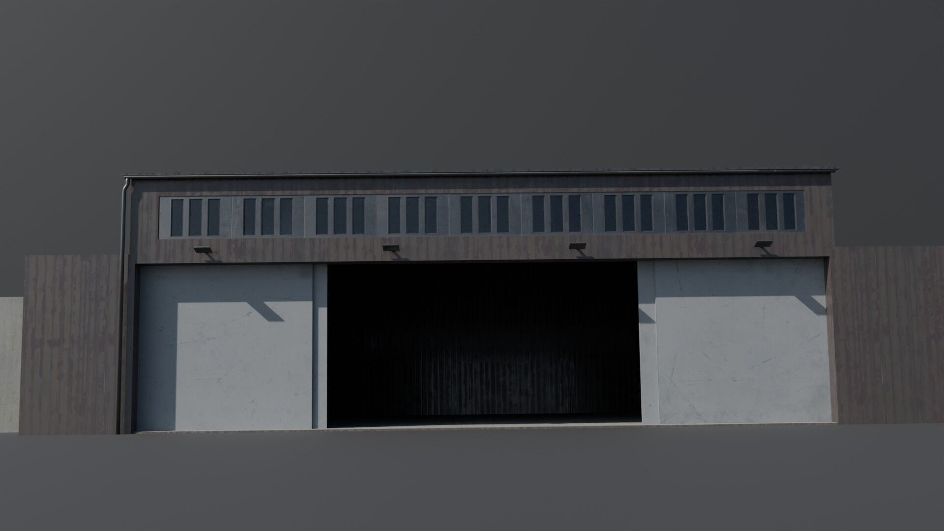 Hangar Pack Low-poly 3D model_43