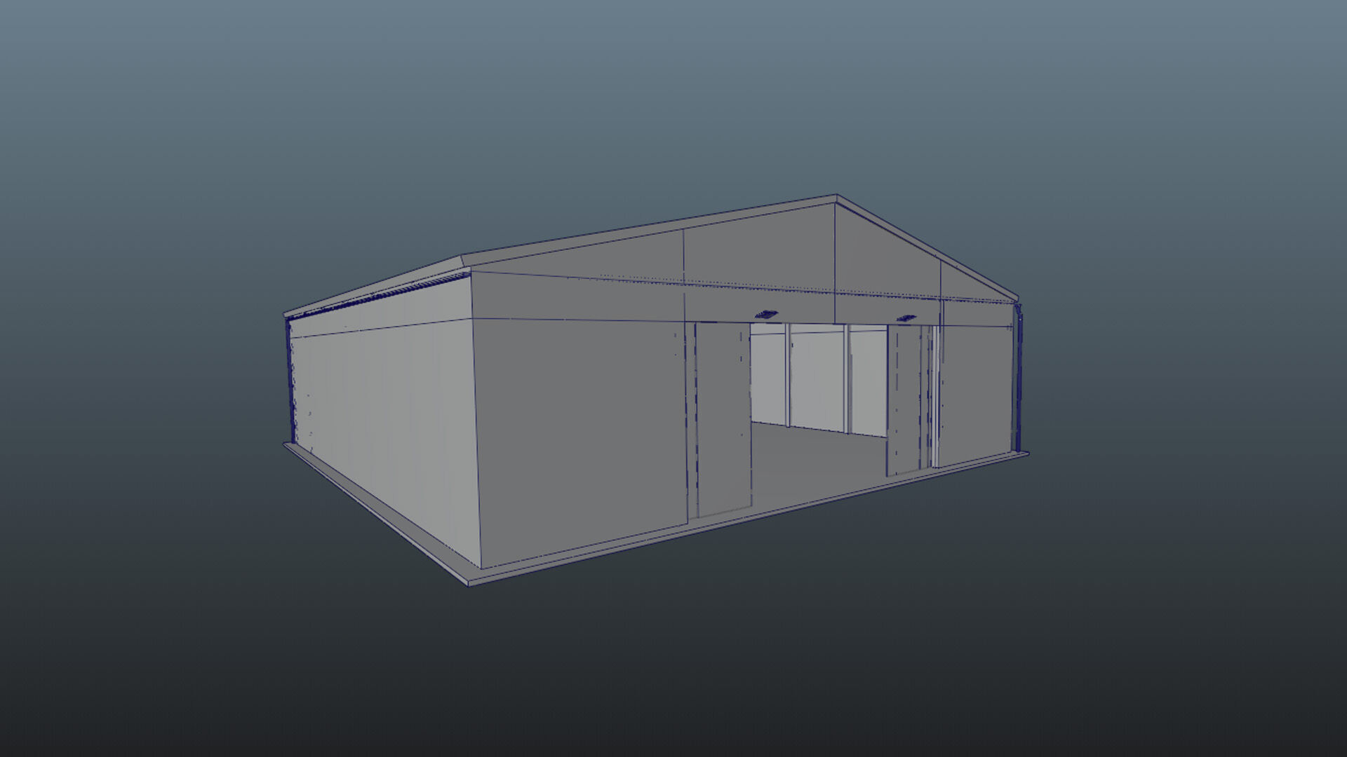 Hangar Pack Low-poly 3D model_50