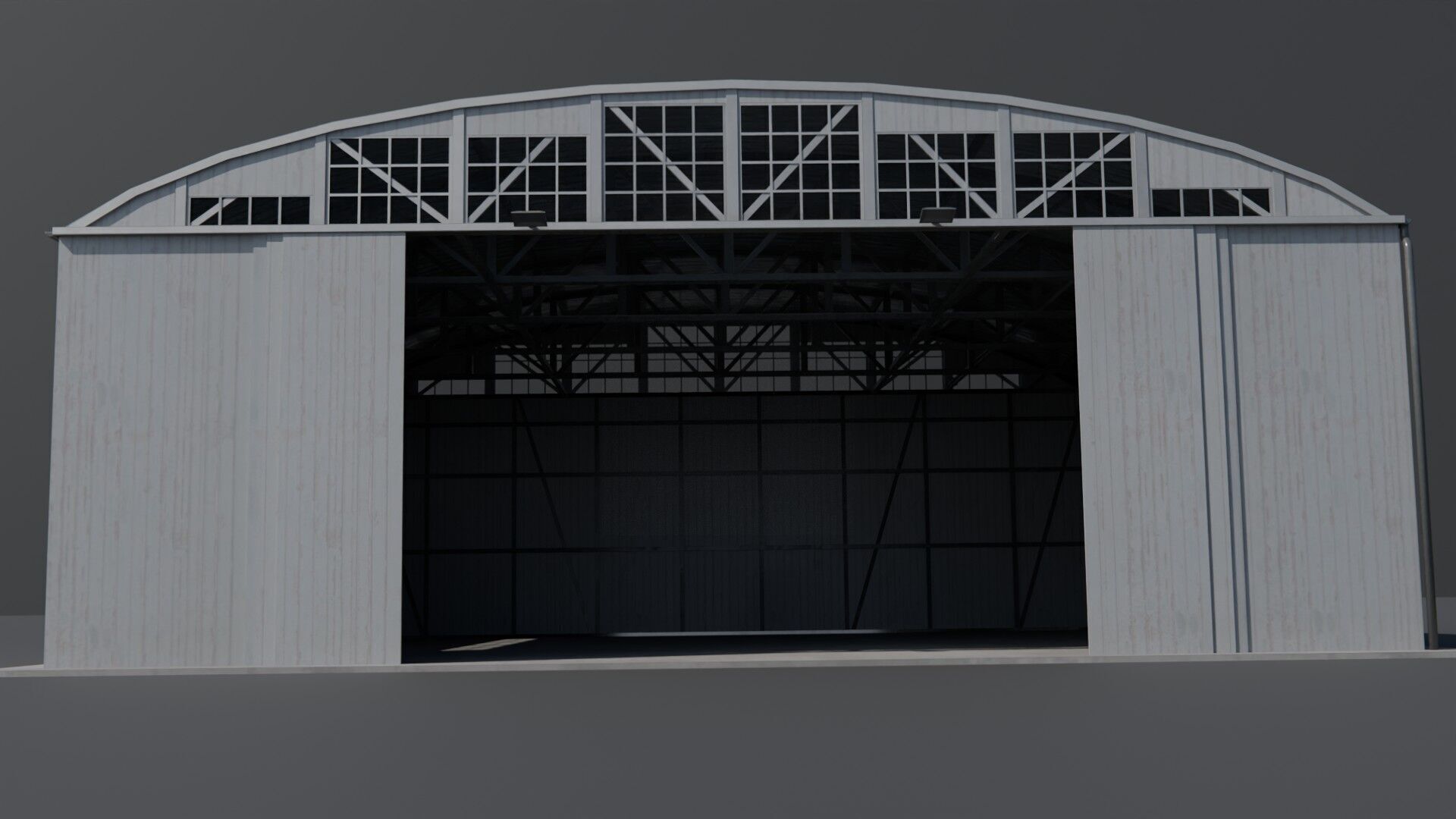 Hangar Pack Low-poly 3D model_59