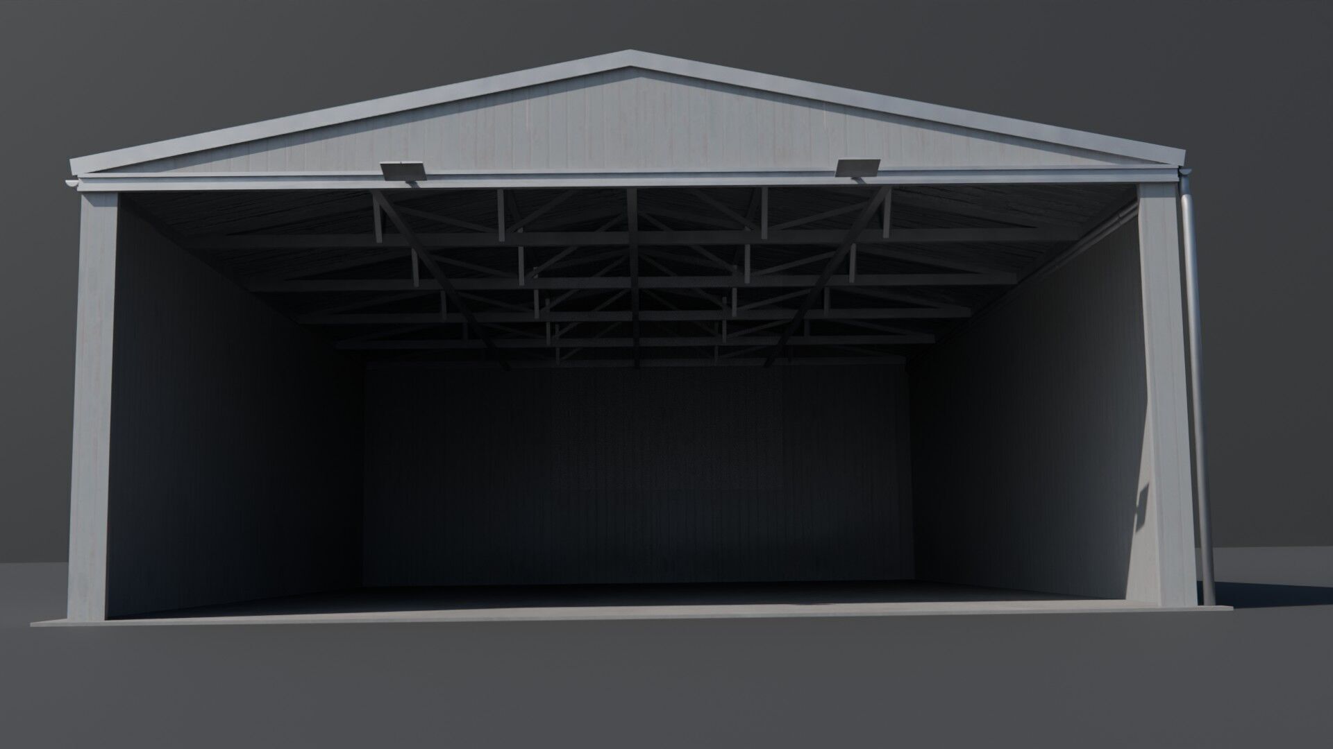 Hangar Pack Low-poly 3D model_15