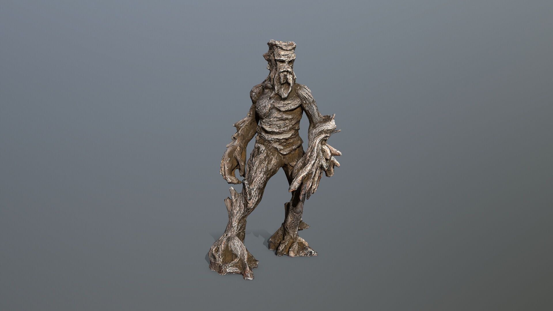 Golem Low-poly 3D model_2