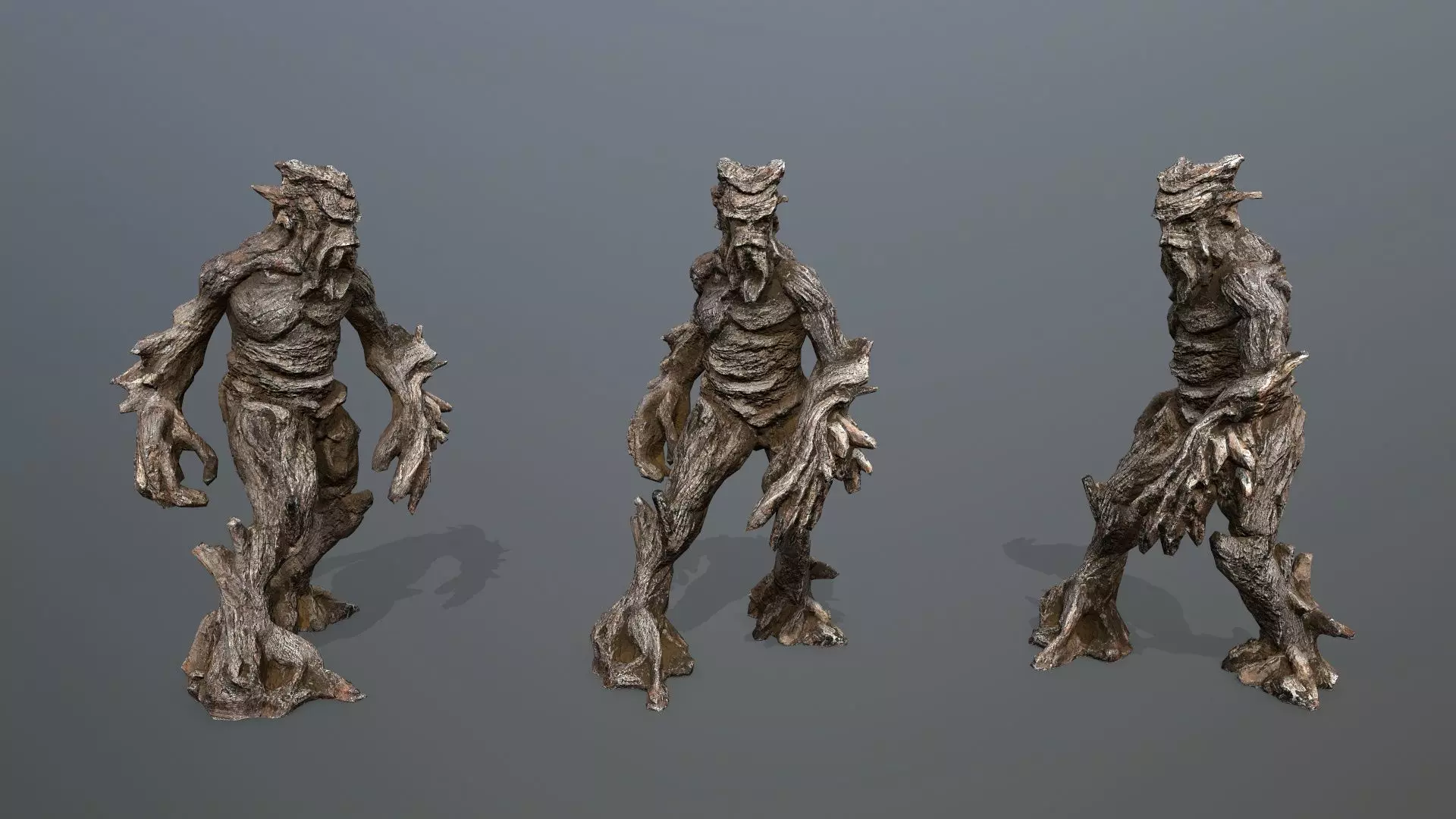 Golem Low-poly 3D model_0
