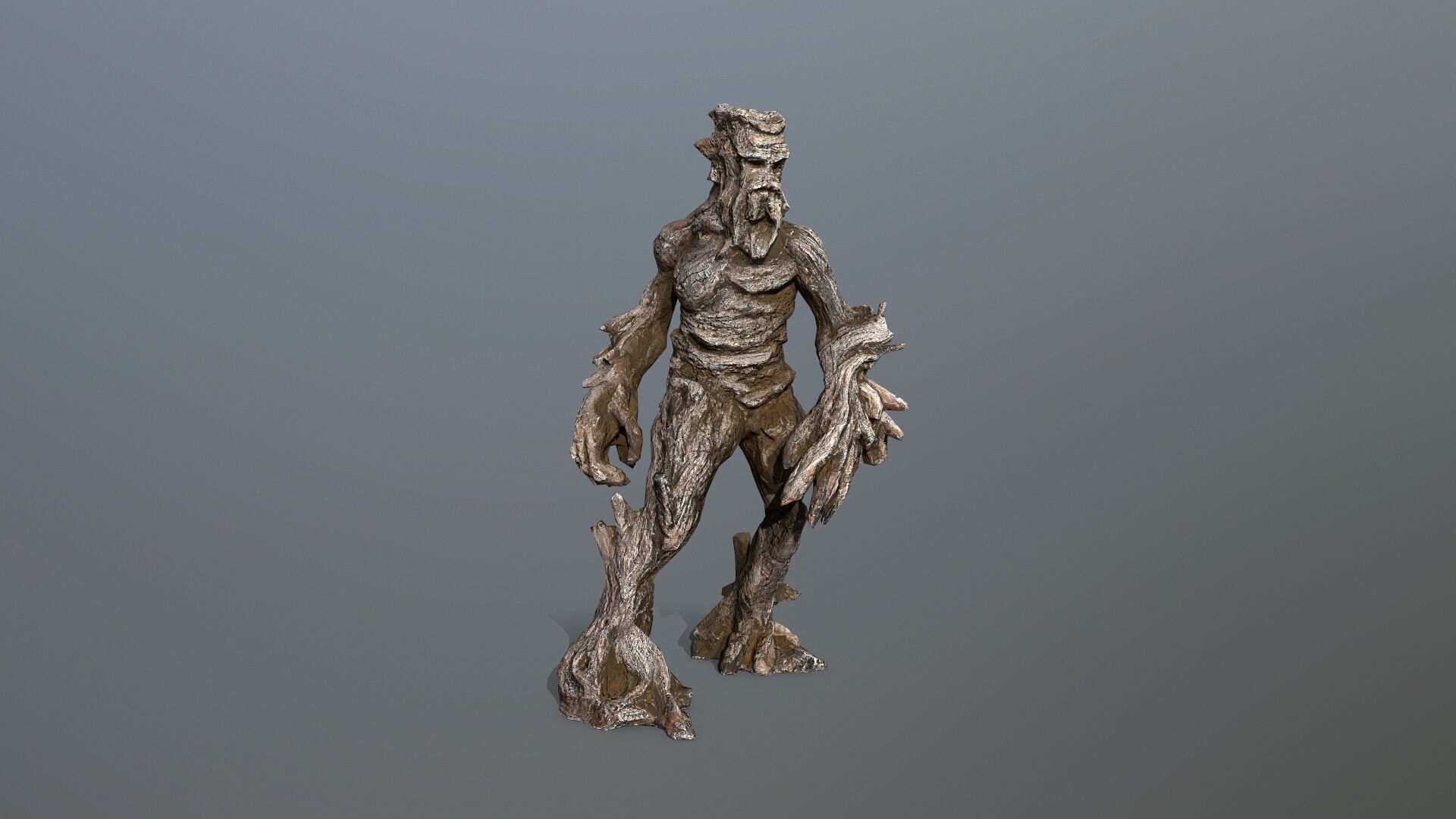 Golem Low-poly 3D model_11