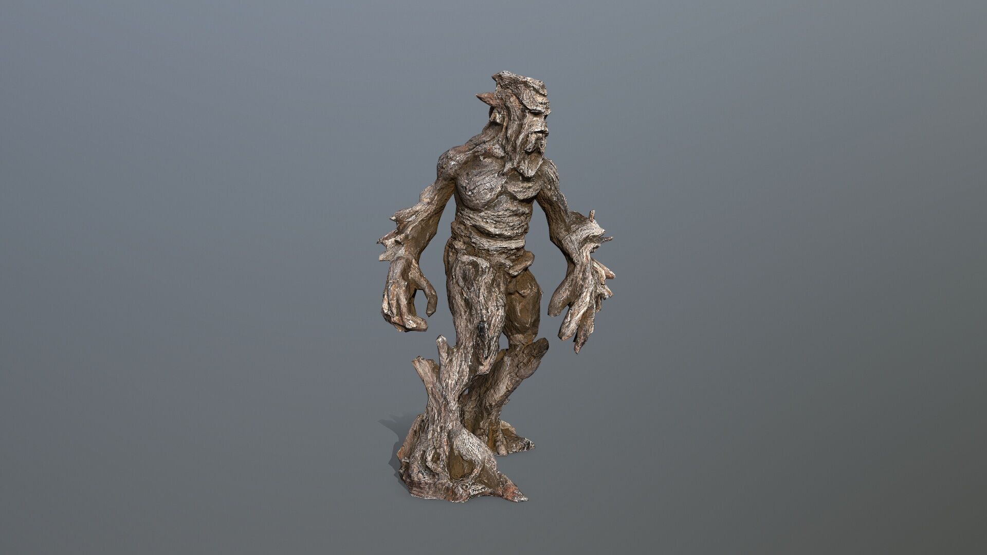 Golem Low-poly 3D model_3