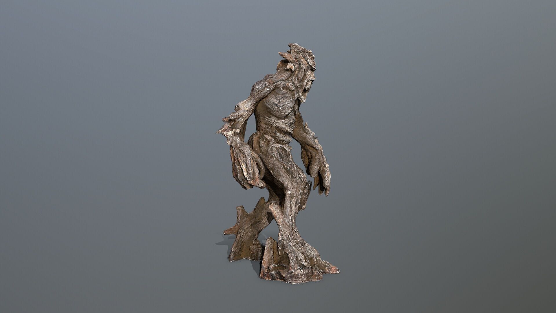 Golem Low-poly 3D model_4