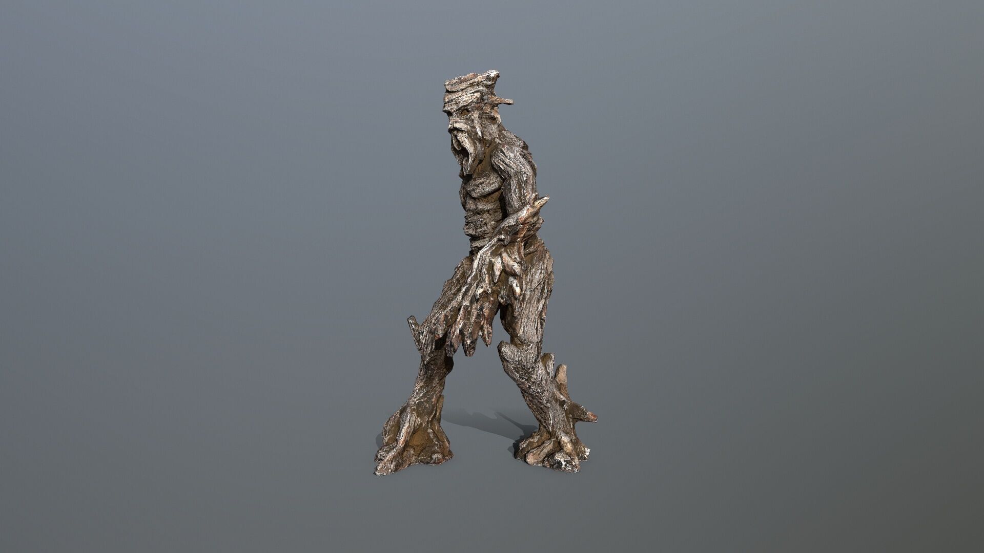 Golem Low-poly 3D model_10