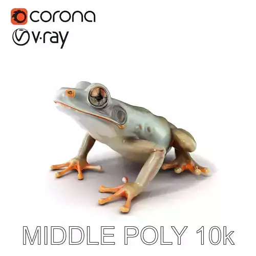 Enchanted Celestial Amphibian model pack Low-poly 3D model